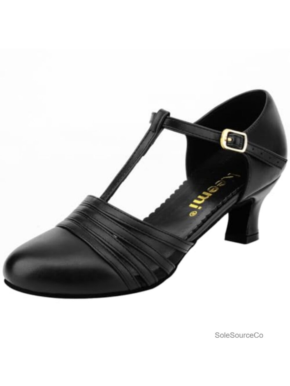 Keemi Women's 1920s Character Shoes PU Leather T-Strap Non-Slip Dance Shoes